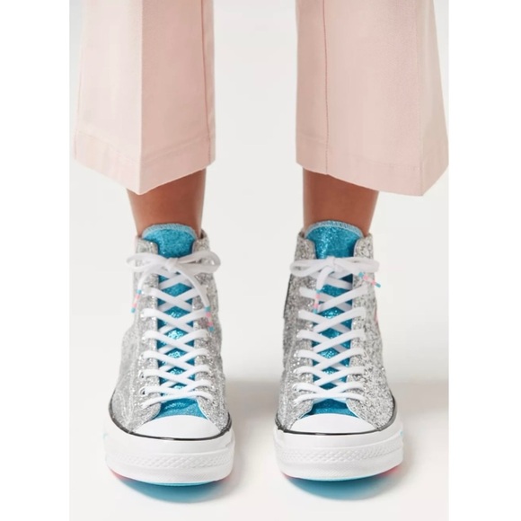 Converse Chuck 70 Pride Glitter High Top Sneaker NWOB - Picture 2 of 9
